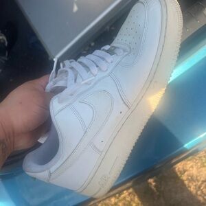 White Nike Air Force 1 Sneakers